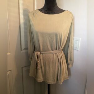 Isabel Maternity medium olive long sleeve top